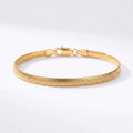 Bratara Snake 5 mm Otel Inoxidabil placat cu aur 18K