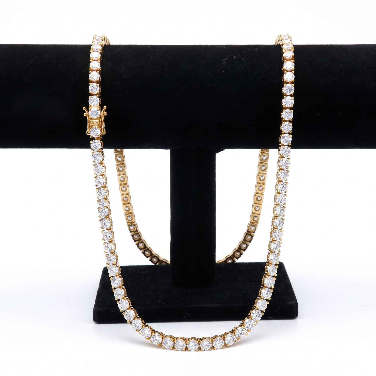 Colier Tennis cu pietre Cubic Zirconia Alama placat cu aur 18K