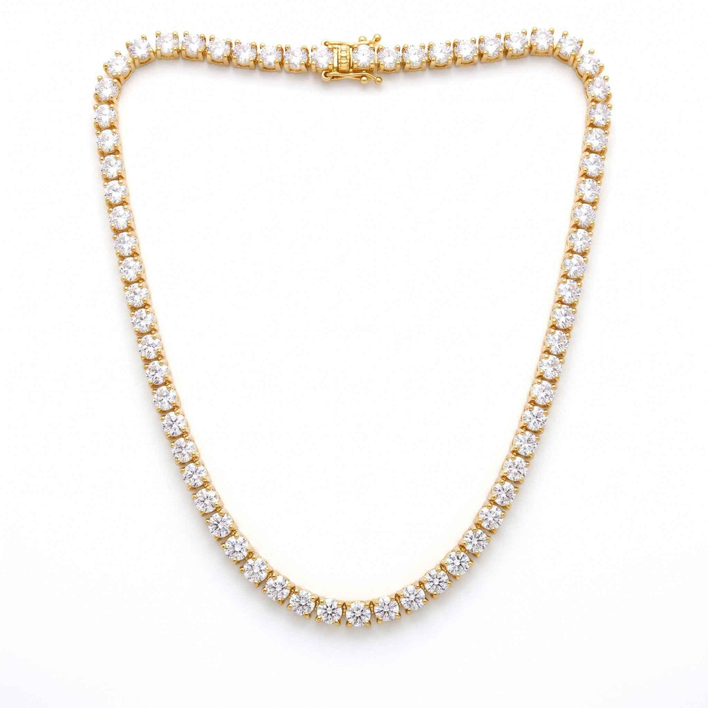 Colier Tennis cu pietre Cubic Zirconia Alama placat cu aur 18K