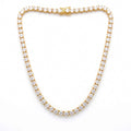 Colier Tennis cu pietre Cubic Zirconia Alama placat cu aur 18K