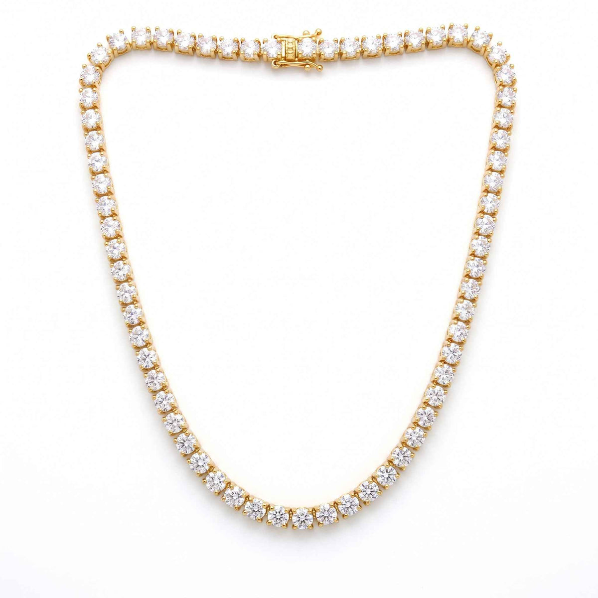 Colier Tennis cu pietre Cubic Zirconia Alama placat cu aur 18K